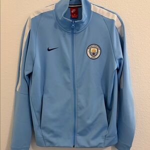 Nike Light Blue Manchester City Jacket